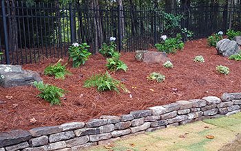 Mulch installation