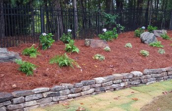 mulch installation