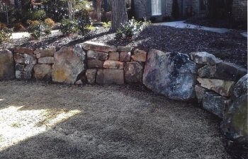 stone reataining wall