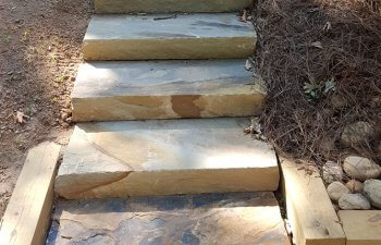 garden slab steps