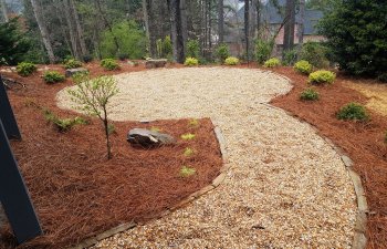 gravel patio