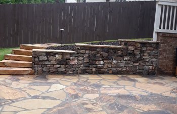 flagstone patio